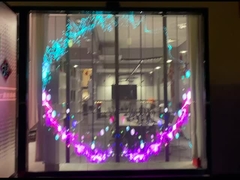 खिड़की के कांच के उपयोग के लिए एलईडी ग्रिड डिस्प्ले,बाहरी विज्ञापन