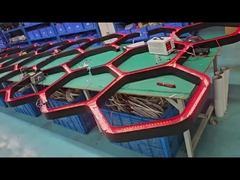 हेक्सागोन एलईडी रैखिक प्रकाश शॉपिंग मॉल के लिए अनुकूलित एलईडी प्रकाश