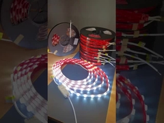 वाटरप्रूफ 24V आउटडोर एलईडी लेंस पट्टी रोशनी SMD2835 पारदर्शी एलईडी पट्टी